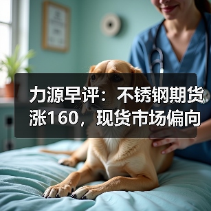 力源早评：不锈钢期货涨160，现货市场偏向稳价