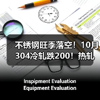 不锈钢旺季落空!10月304冷轧跌200!热轧跌更深....(图3) 不锈钢旺季落空!10月304冷轧跌200!热轧跌更深....(图3)
