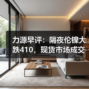 力源早评：隔夜伦镍大跌410，现货市场成交低迷（图2）