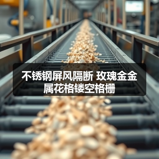 不锈钢屏风隔断 玫瑰金金属花格镂空格栅