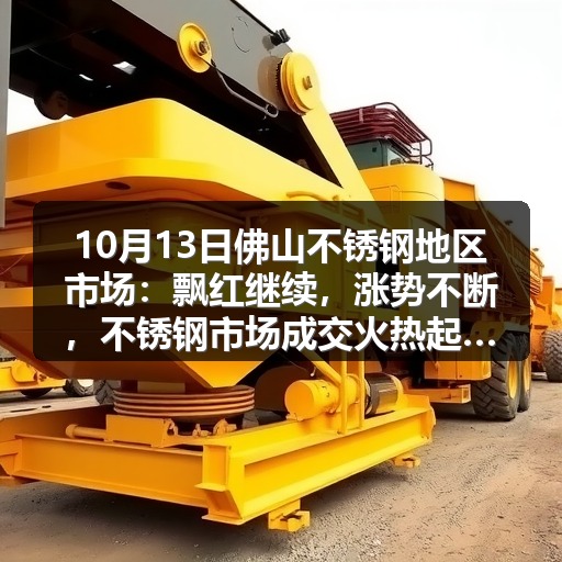 10月13日佛山不锈钢地区市场：飘红继续，涨势不断，不锈钢市场成交火热起来？