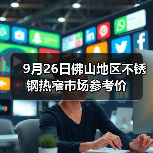 9月26日佛山地区不锈钢热窄市场参考价（图4）
