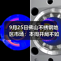 9月25日佛山不锈钢地区市场：本周开局不如意，现货市场出货为主。