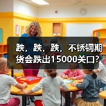 跌，跌，跌，不锈钢期货会跌出15000关口？“金九”还可以抱有期待吗？