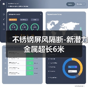 不锈钢屏风隔断-新潜力金属超长6米（图2）