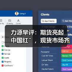 力源早评：期货亮起“中国红”，现货市场齐“鼓涨”！