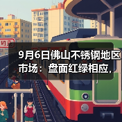 9月6日佛山不锈钢地区市场：盘面红绿相应，钢厂再度限价，价格两连跌。（图4）