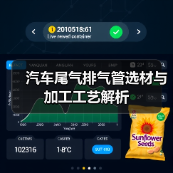 汽车尾气排气管选材与加工工艺解析(图4) 汽车尾气排气管选材与加工工艺解析(图4)