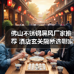 佛山不锈钢屏风厂家推荐 酒店玄关隔断选哪家?(图1) 佛山不锈钢屏风厂家推荐 酒店玄关隔断选哪家?(图1)