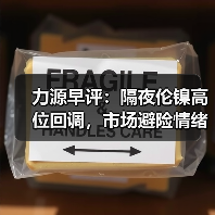 力源早评：隔夜伦镍高位回调，市场避险情绪较浓（图3）